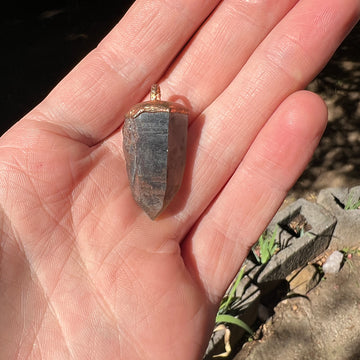Smoky Quartz Crystal Pendant: A Protective Amulet for Grounding and Clarity