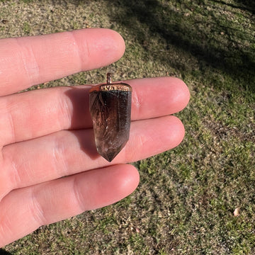 Smoky Quartz Crystal Pendant: A Protective Amulet for Grounding and Clarity