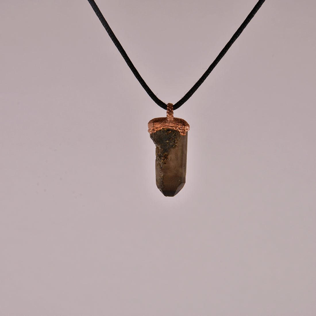 Smoky Quartz Crystal Pendant: A Protective Amulet for Grounding and Clarity