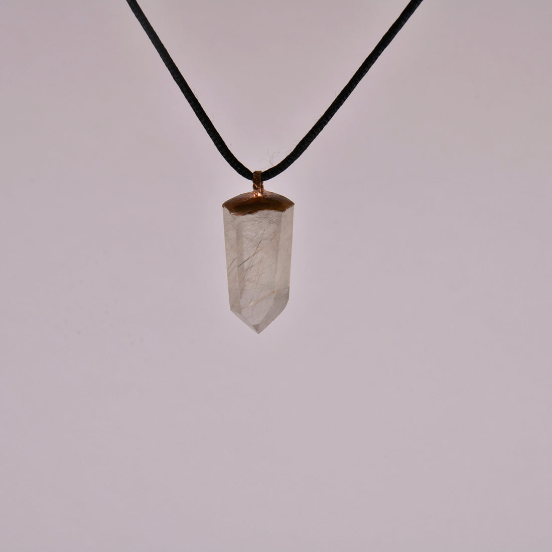 Rutilated Quartz Crystal Pendant: Amplify Your Spiritual Journey