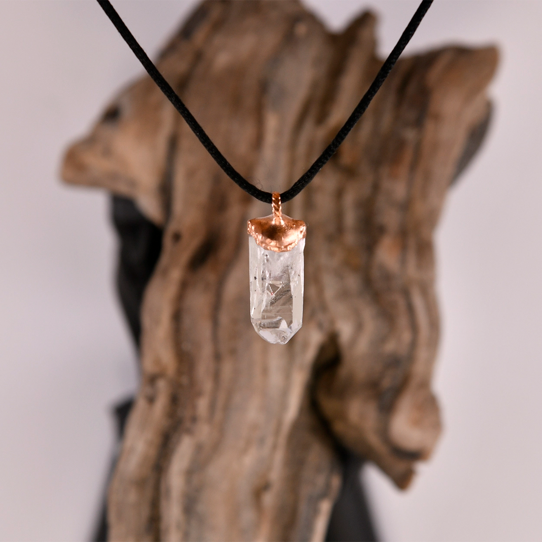 Lepidocrocite Quartz Pendant