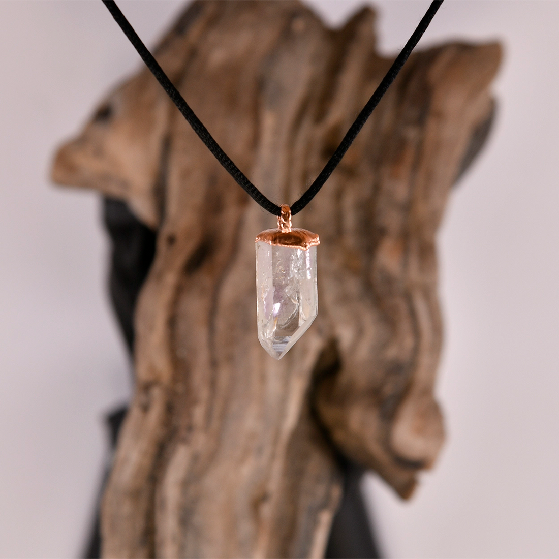 Light Brandberg Amethyst Pendant