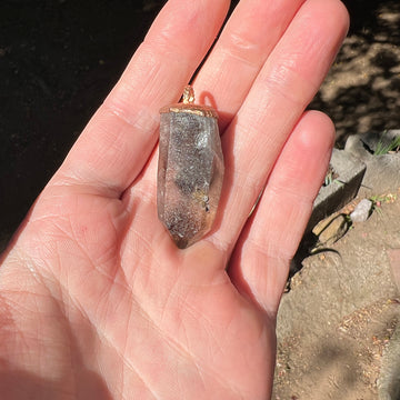 Smoky Quartz Crystal Pendant: A Protective Amulet for Grounding and Clarity