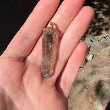 Smoky Quartz Crystal Pendant: A Protective Amulet for Grounding and Clarity