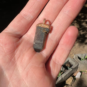 Smoky Quartz Crystal Pendant: A Protective Amulet for Grounding and Clarity