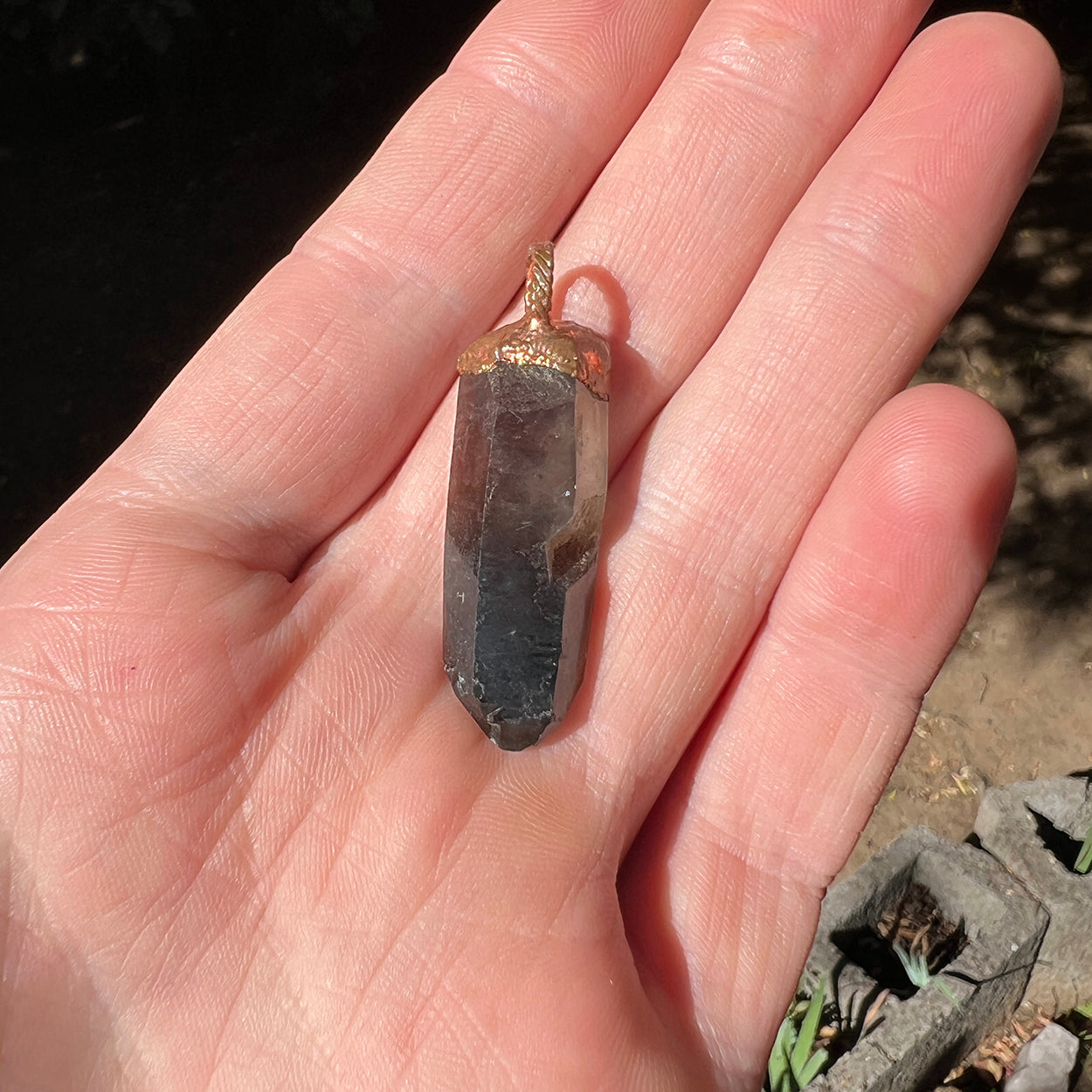 Smoky Quartz Crystal Pendant: A Protective Amulet for Grounding and Clarity