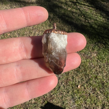 Smoky Quartz Crystal Pendant: A Protective Amulet for Grounding and Clarity