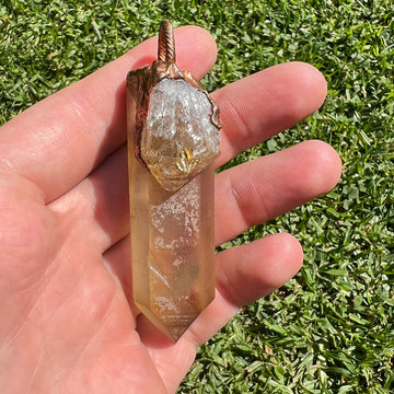 Natural Citrine and Heated Citrine