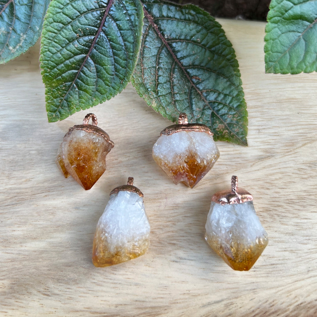 Citrine Pendant Large